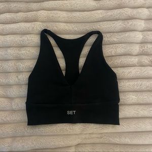 Laser V set active sports bra